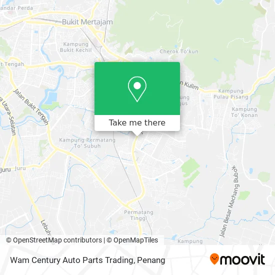 Wam Century Auto Parts Trading map