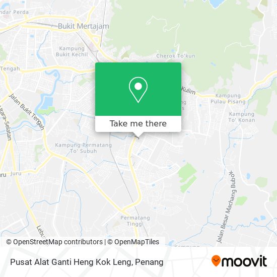 Pusat Alat Ganti Heng Kok Leng map