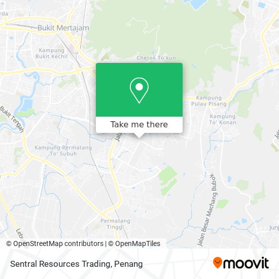 Sentral Resources Trading map