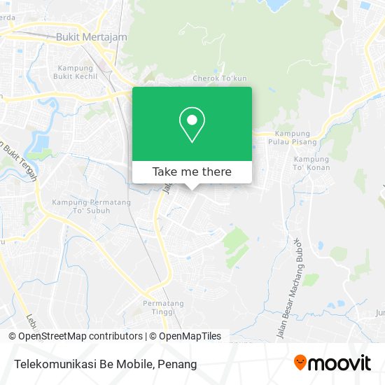 Telekomunikasi Be Mobile map