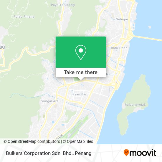 Bulkers Corporation Sdn. Bhd. map