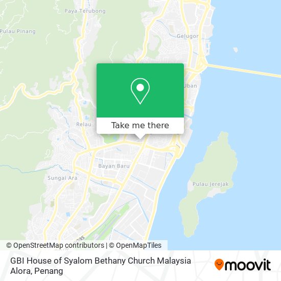 GBI House of Syalom Bethany Church Malaysia Alora map