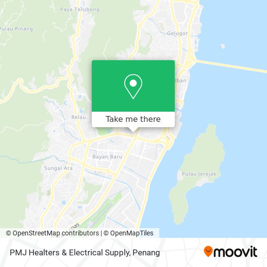 PMJ Healters & Electrical Supply map