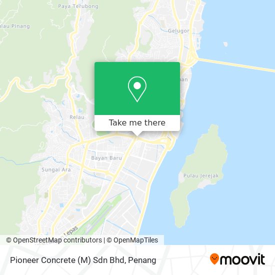 Peta Pioneer Concrete (M) Sdn Bhd