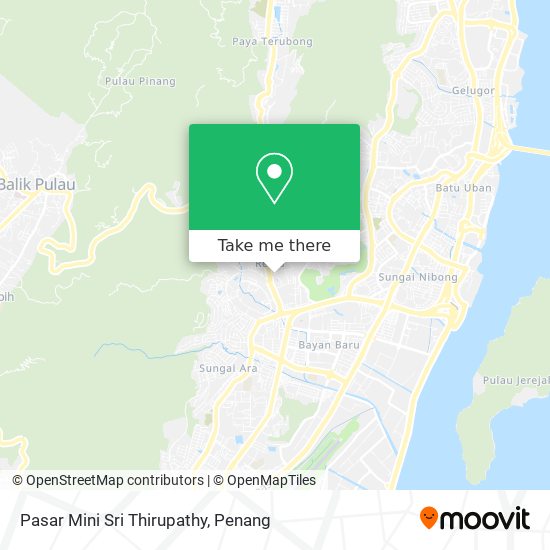 Peta Pasar Mini Sri Thirupathy