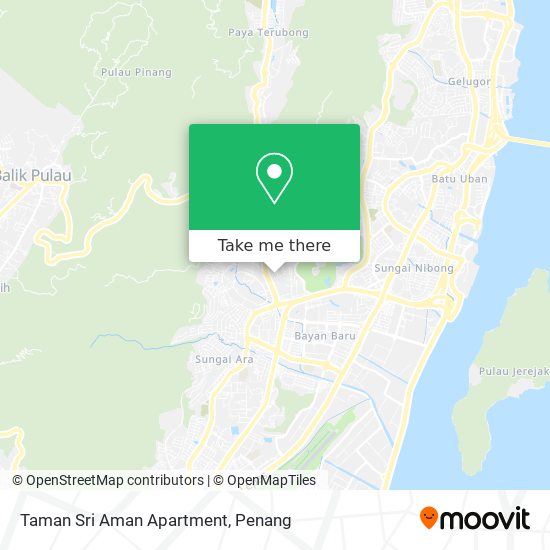 Taman Sri Aman Apartment map