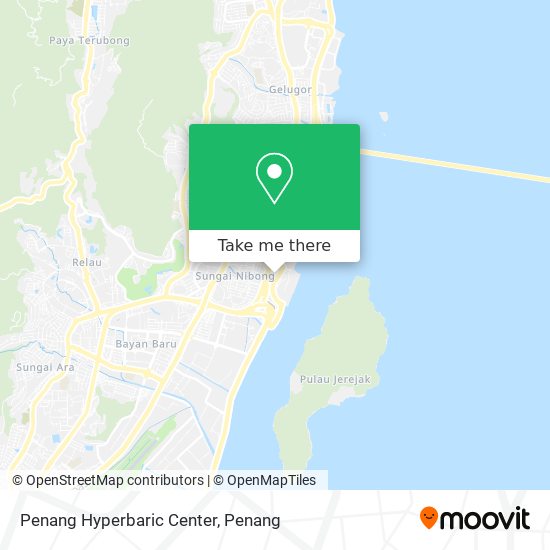 Penang Hyperbaric Center map