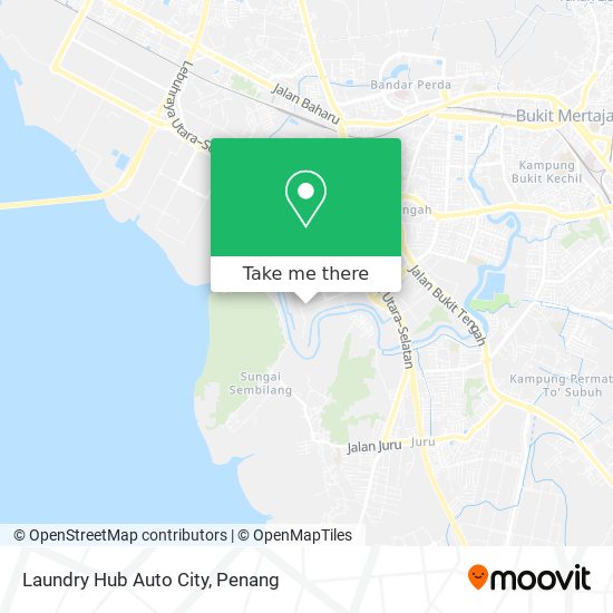 Laundry Hub Auto City map