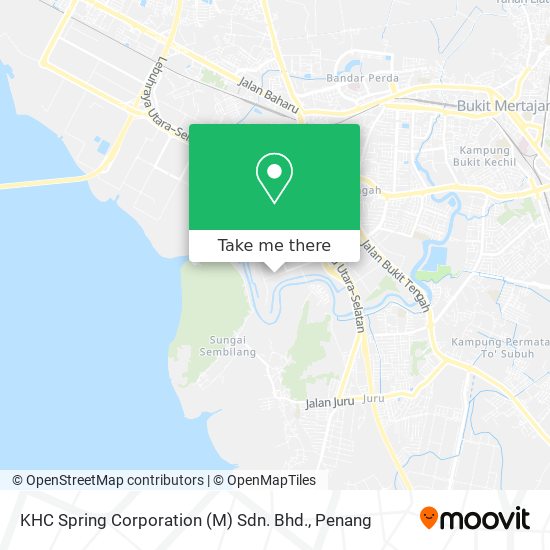 Peta KHC Spring Corporation (M) Sdn. Bhd.