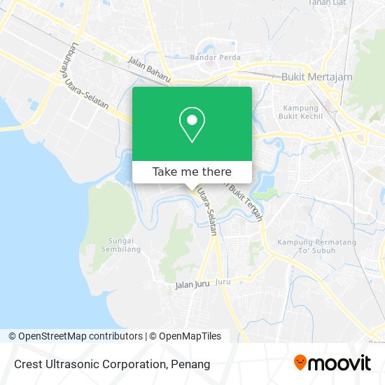 Crest Ultrasonic Corporation map