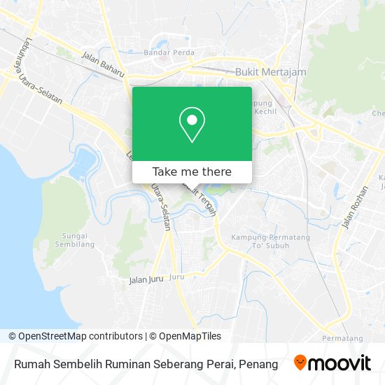 Peta Rumah Sembelih Ruminan Seberang Perai