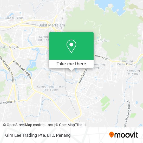 How to get to Gim Lee Trading Pte. LTD in Pulau Pinang by Bus or Train?