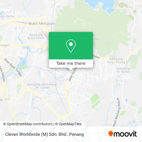 Cleven Worldwide (M) Sdn. Bhd. map