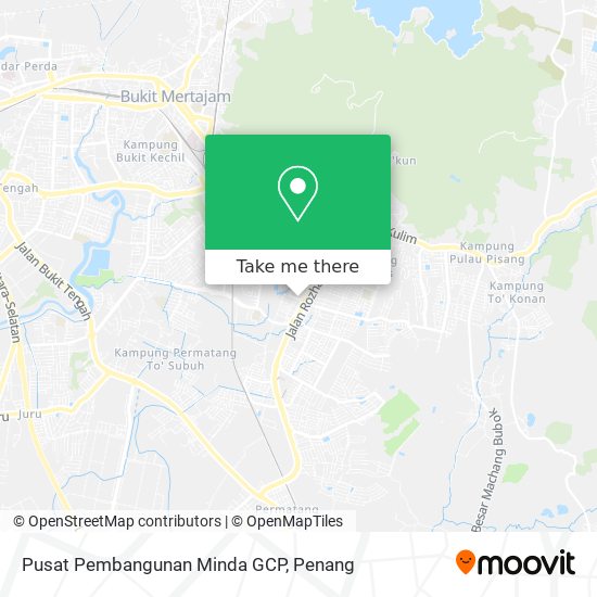 Pusat Pembangunan Minda GCP map