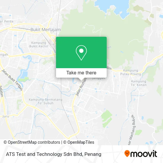 ATS Test and Technology Sdn Bhd map