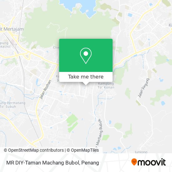 MR DIY-Taman Machang Bubol map