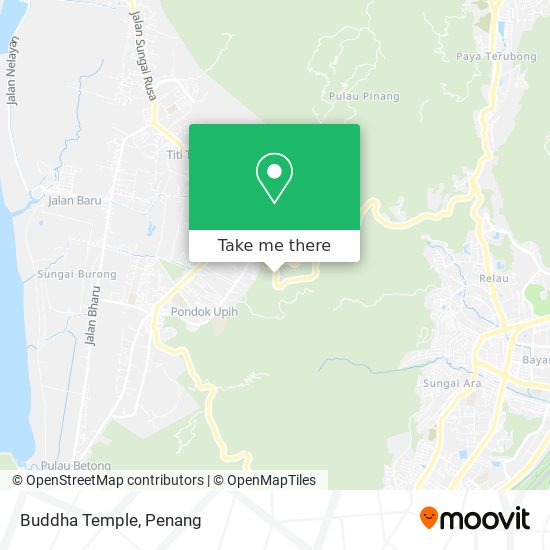 Buddha Temple map