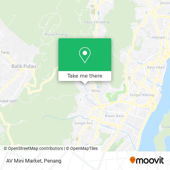 AV Mini Market map