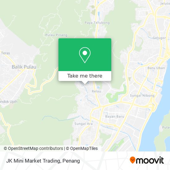 JK Mini Market Trading map