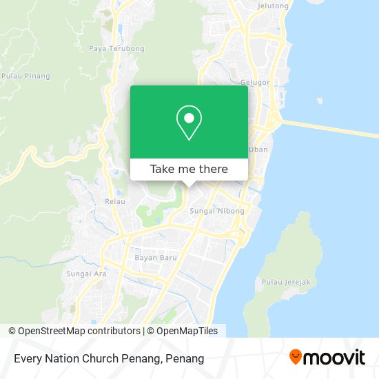 Peta Every Nation Church Penang