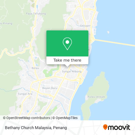 Bethany Church Malaysia map