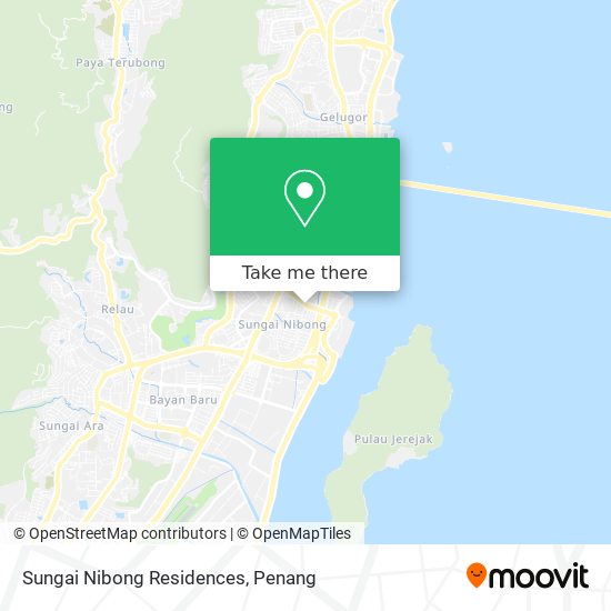 Sungai Nibong Residences map