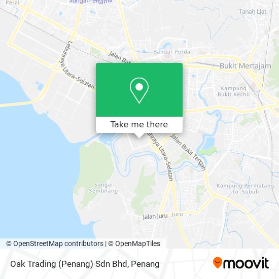 Oak Trading (Penang) Sdn Bhd map