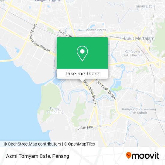 Azmi Tomyam Cafe map