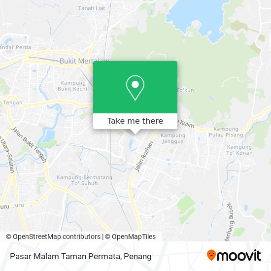 Pasar Malam Taman Permata map