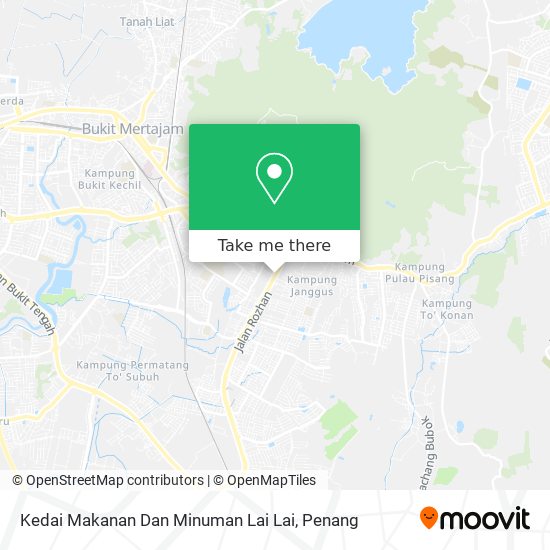 Peta Kedai Makanan Dan Minuman Lai Lai