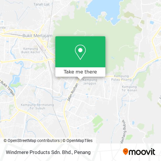 Windmere Products Sdn. Bhd. map