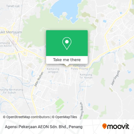 Agensi Pekerjaan AEON Sdn. Bhd. map