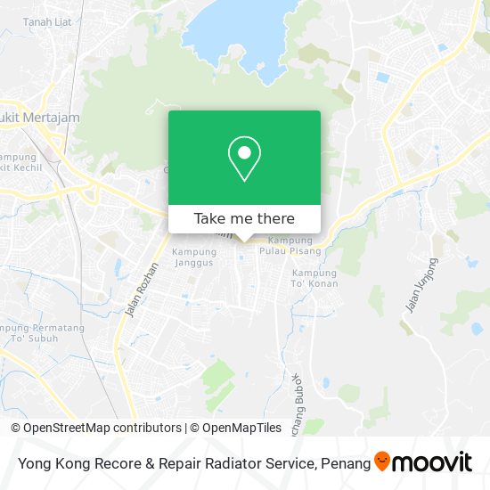 Yong Kong Recore & Repair Radiator Service map