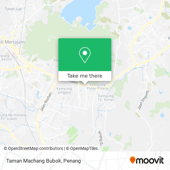 Taman Machang Bubok map