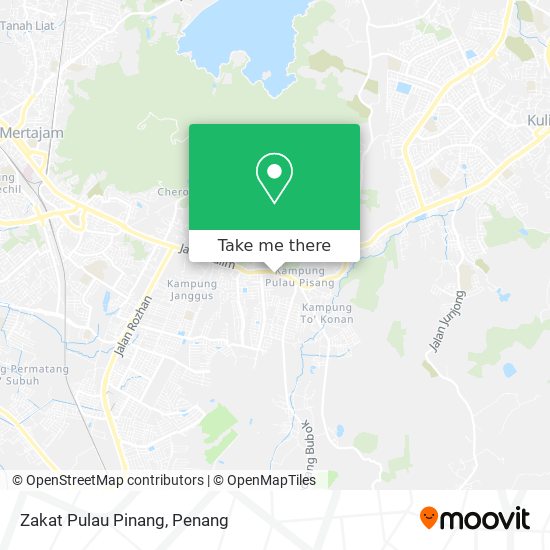 Zakat Pulau Pinang map