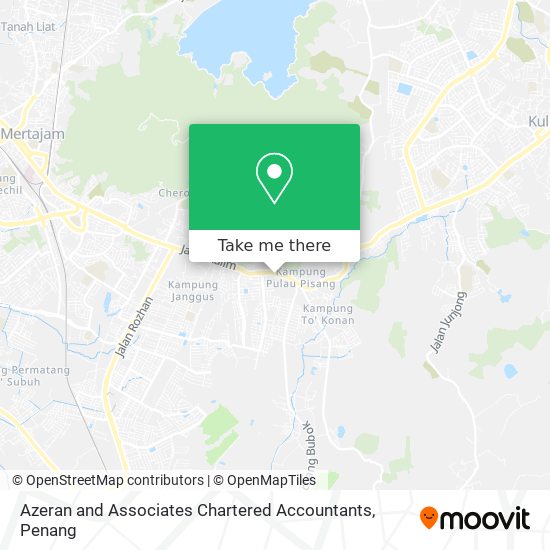 Azeran and Associates Chartered Accountants map