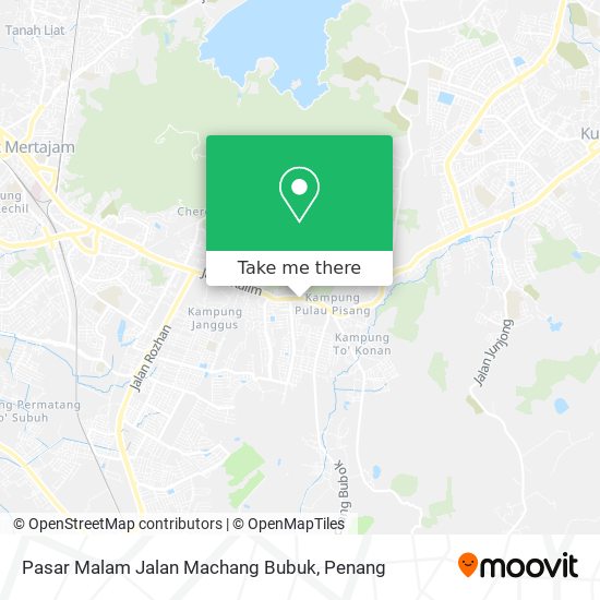 Pasar Malam Jalan Machang Bubuk map