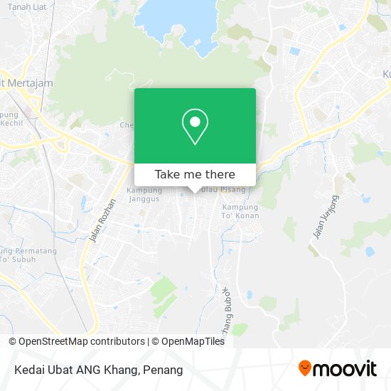 Peta Kedai Ubat ANG Khang