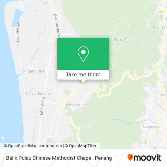 Peta Balik Pulau Chinese Methodist Chapel