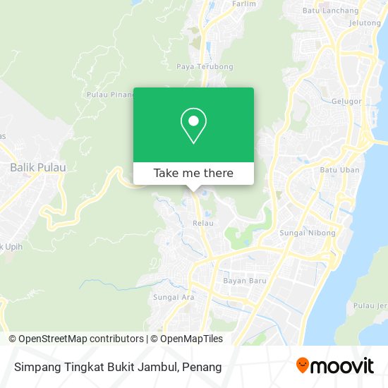 Peta Simpang Tingkat Bukit Jambul