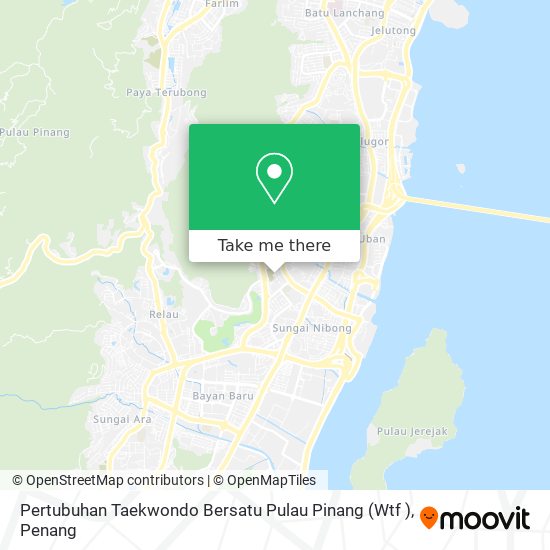 Peta Pertubuhan Taekwondo Bersatu Pulau Pinang (Wtf )