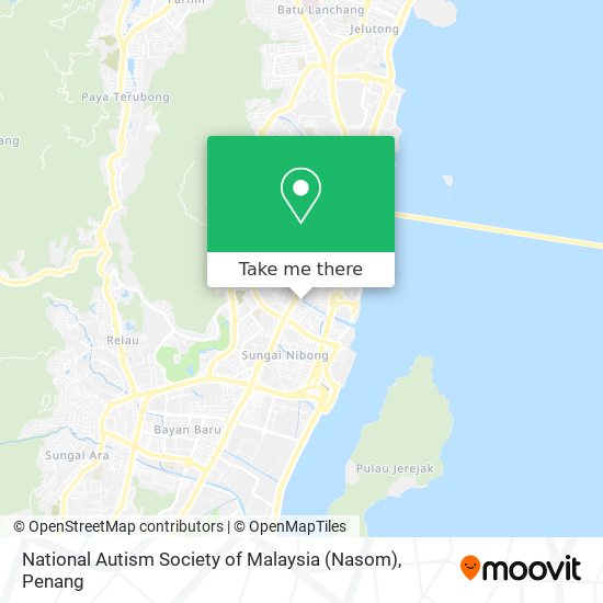 National Autism Society of Malaysia (Nasom) map