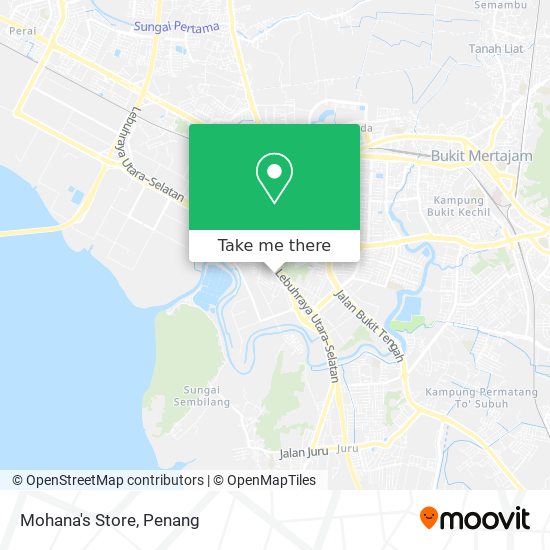 Mohana's Store map