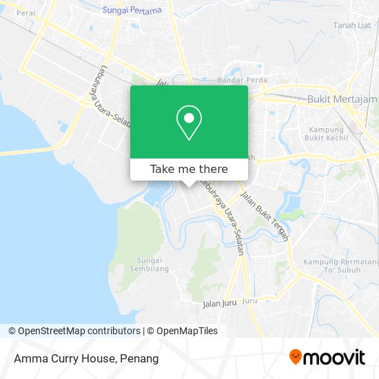 Amma Curry House map