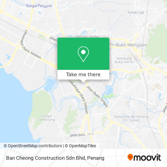 Ban Cheong Construction Sdn Bhd map