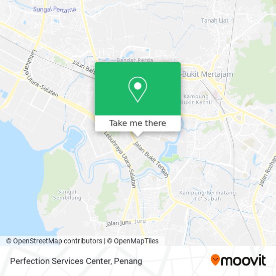 Perfection Services Center map