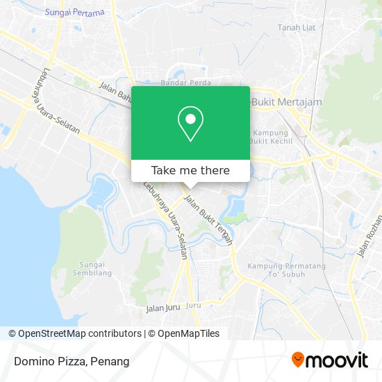 Domino Pizza map