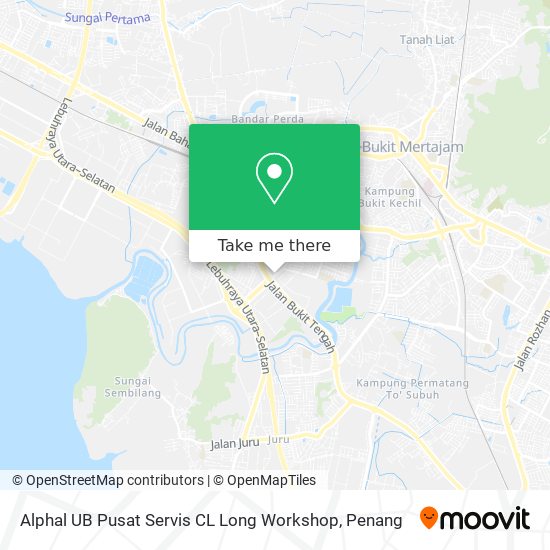 Alphal UB Pusat Servis CL Long Workshop map