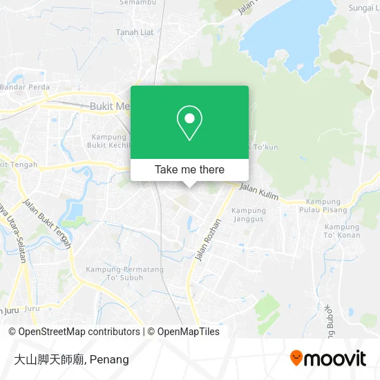 大山脚天師廟 map