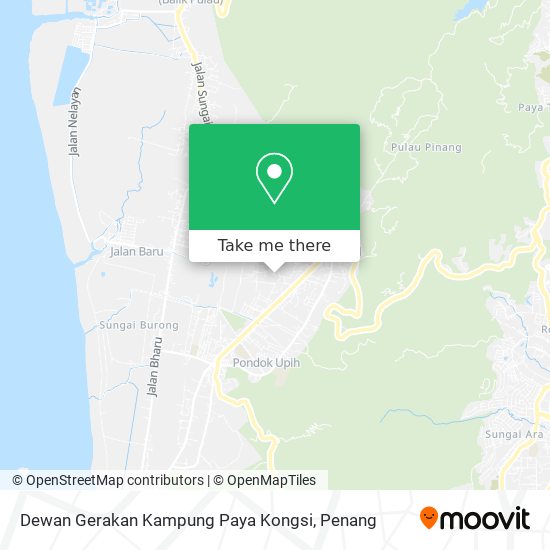 Dewan Gerakan Kampung Paya Kongsi map
